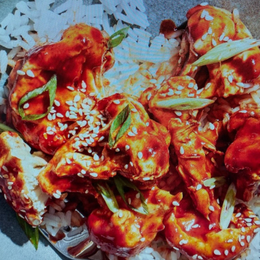 Spicy and Sticky Baked Cauliflower