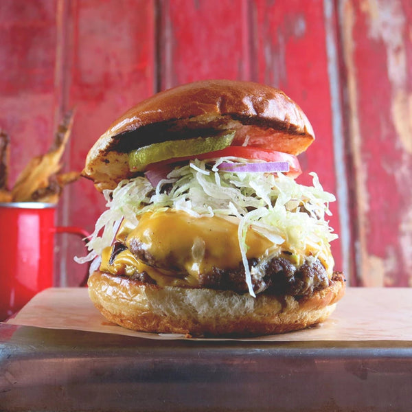 TRIPLE Cheeseburger + 1 Side
